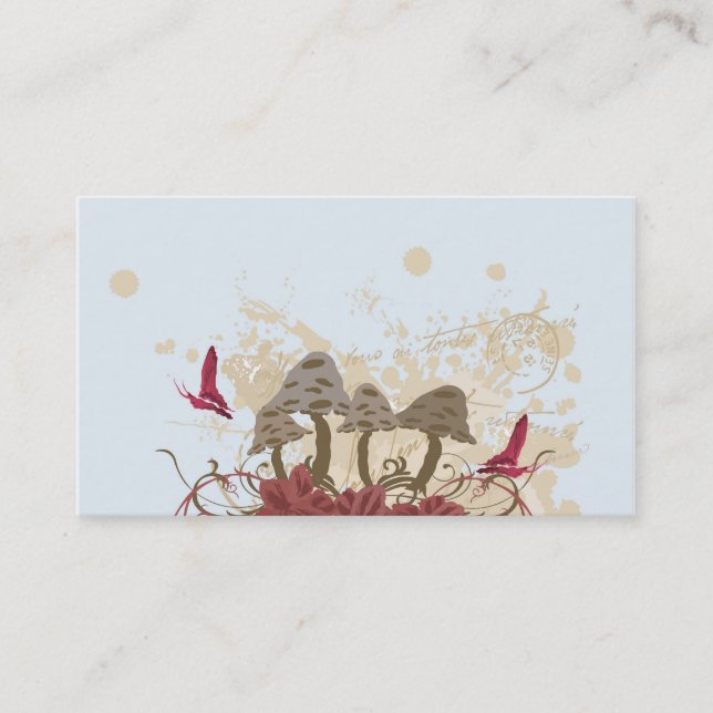 Champinjonvisitkort Visitkort (Framsida)