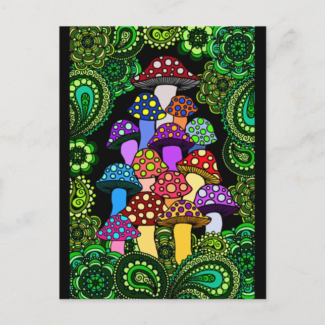 Champinjonvykort Vykort (Framsida)