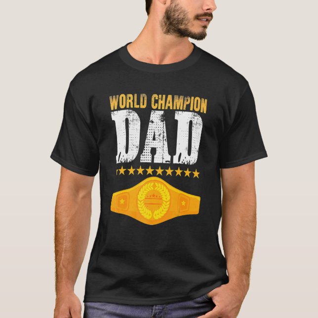 Champion Bälte Far-dagen från Kids Pappa T Shirt (Framsida)