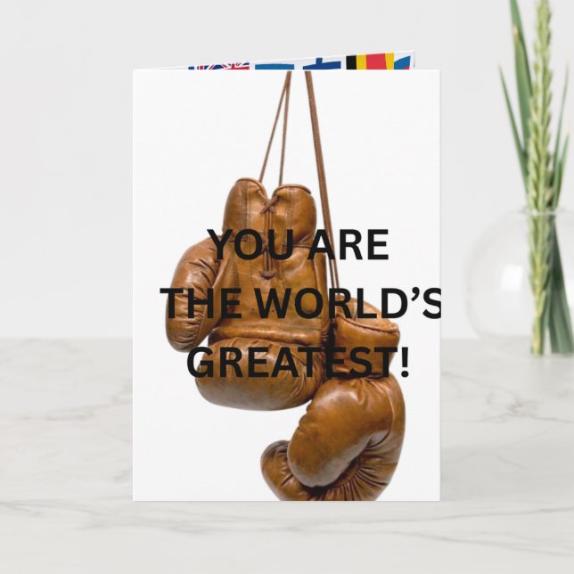 CHAMPION Celebration Card - Blank Inside Kort (Framsida)