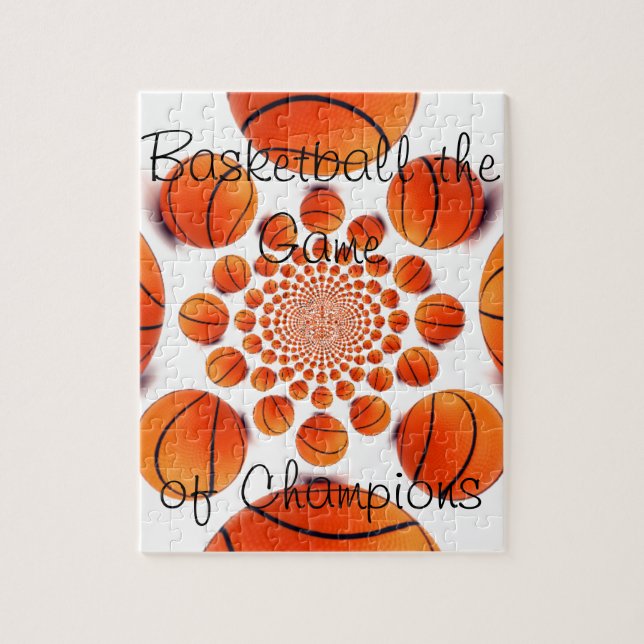 Champion Court Vision: Champs-match i basket Pussel (Vertikal)