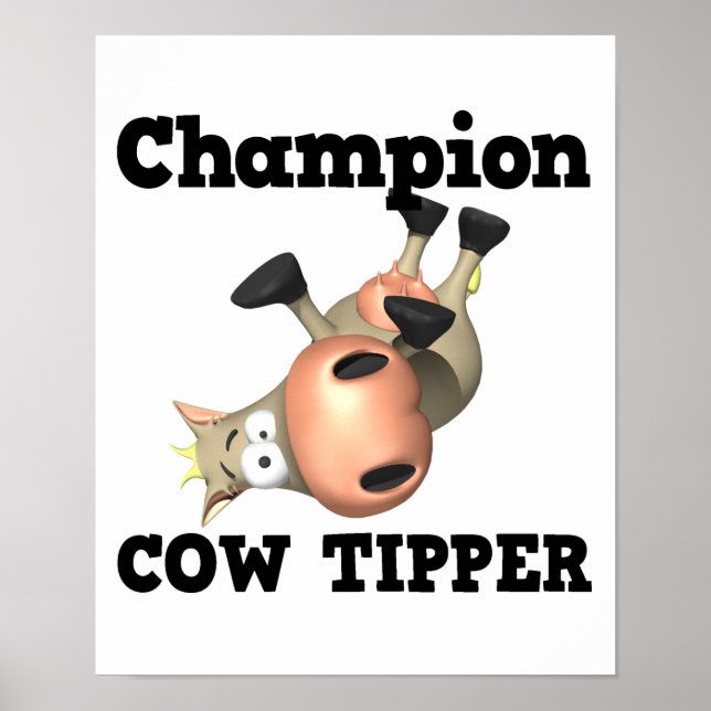 Champion Cow Tipper Poster (Framsidan)