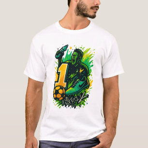 Champion Energy Soccer Tee - Bold Graffiti Stil