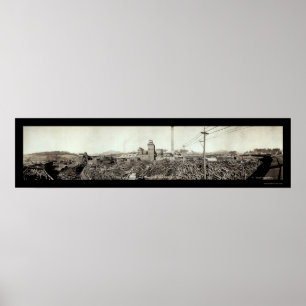 Champion Fiber Lumber Photo 1910 Poster