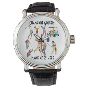 Champion Golfer Watch - anpassa namn Armbandsur