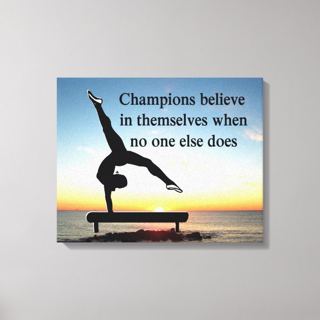 CHAMPION GYMNAST CANVASTRYCK (Framsida)