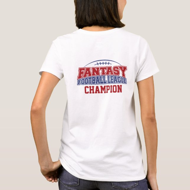 Champion i Fantasy Football League T-shirt (Baksida)