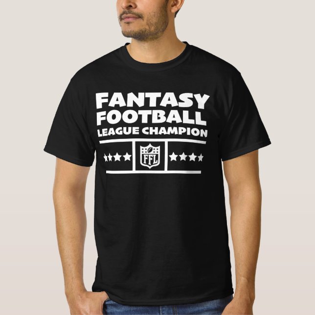 Champion i Fantasy Football League T Shirt (Framsida)