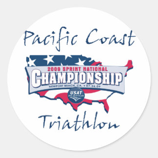 Champion Logotyp Runt Klistermärke