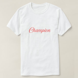 Champion Mindset Motivations-Tryck T-Shirt
