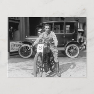Champion Motorcycle Racer, 1922 Vykort