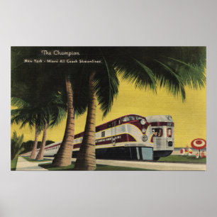 Champion Railroad, till New York City Poster