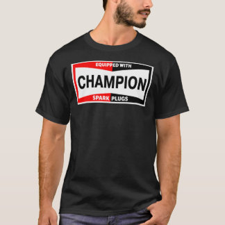 Champion Spark Plugs Vintage Graphic Design Digita T Shirt
