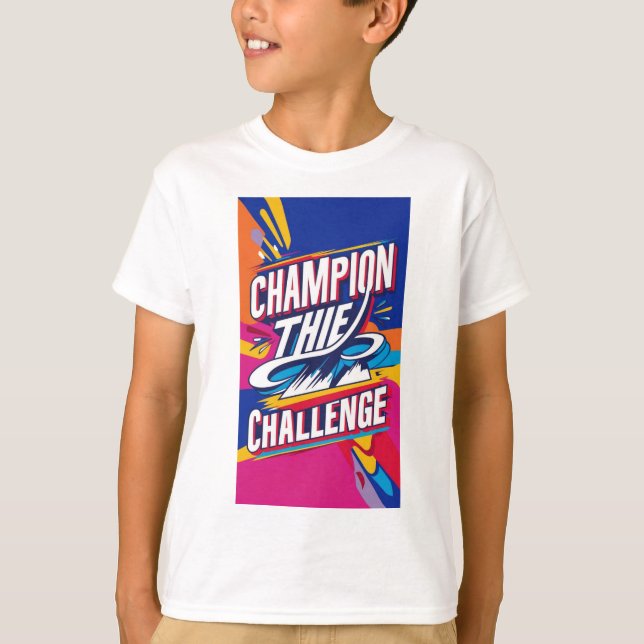 CHAMPION THE CHALLENGE T SHIRT (Framsida)