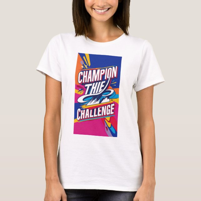 CHAMPION THE CHALLENGE T SHIRT (Framsida)