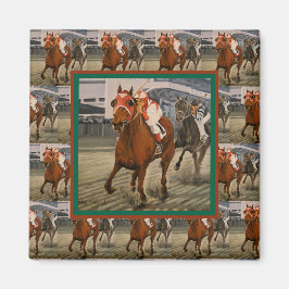 Champion Thorougborn Wins over Favced Horse Magnet