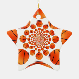 Championernas basketmatch: Court Vision Kaleida Julgransprydnad Keramik