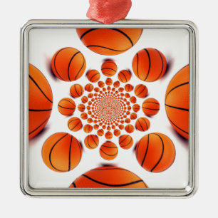 Championernas basketmatch: Court Vision Kaleida Julgransprydnad Metall