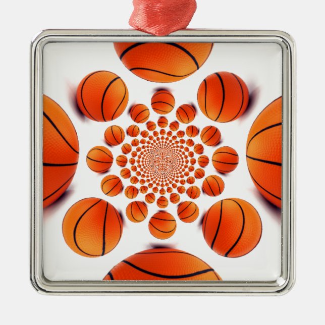 Championernas basketmatch: Court Vision Kaleida Julgransprydnad Metall (Framsidan)