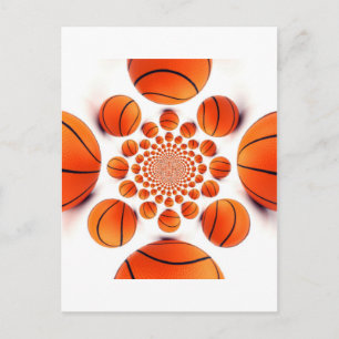 Championernas basketmatch: Court Vision Kaleida Vykort