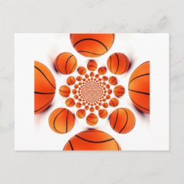 Championernas basketmatch: Court Vision Kaleida Vykort