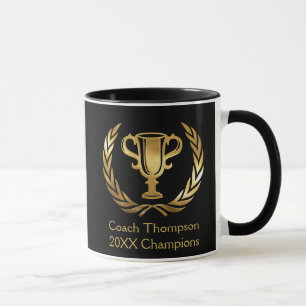Champions Guld Anpassningsbar Mugg