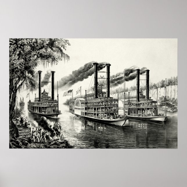 Champions of the Mississippi - A Tävling Poster (Framsidan)