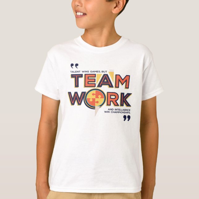 Championships, Teamwork and Intelligence Win T Shirt (Framsida)