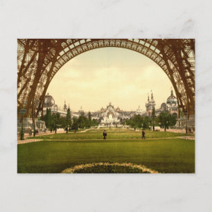Champs de Mars, Exposition Universal, Paris Frankr Vykort