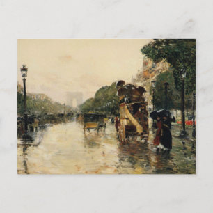Champs Elysee, Hassam vykort