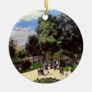 Champs-Elysee under Paris Fair 1867, Julgransprydnad Keramik