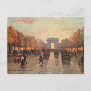 Champs Elysee Vykort