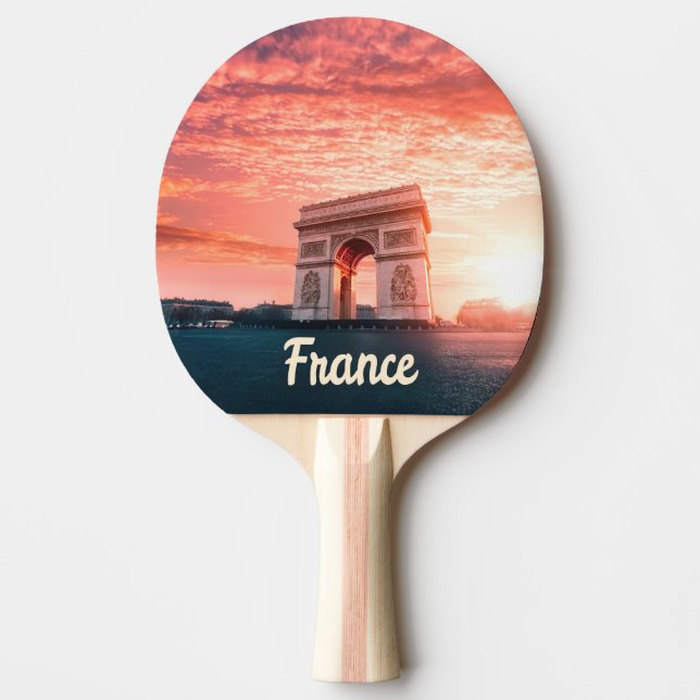 Champs-Élysées Frankrike Paris Pingisracket (Framsidan)