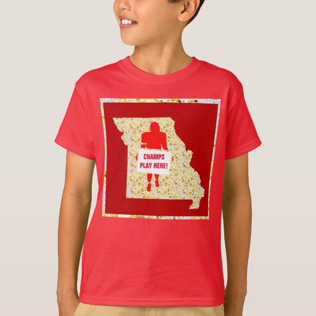 CHAMPS SPELAR HÄR! T SHIRT (Framsida)