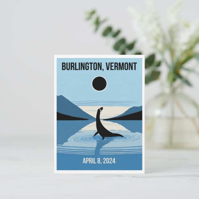 Champy Wating the Eclipse Vykort (Stående Fram)