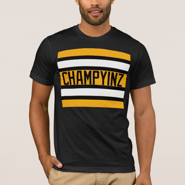Champyinz skjorta för Pittsburgh, PA-lag - YINZ Tee (Framsida)