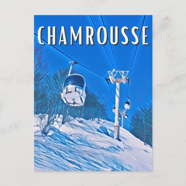 Chamrousse Station de ski Vykort (Framsida)