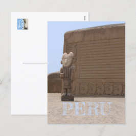 Chan Chan Historic Site, Peru Helg Vykort