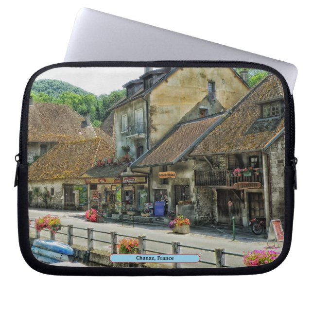Chanaz, Frankrike Laptop Sleeve (Framsidan)