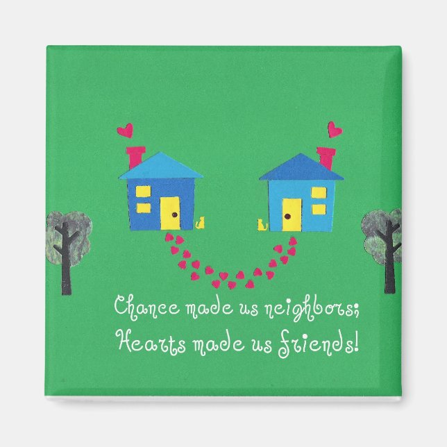 Chance gjorde oss grannar... magnet (Framsidan)