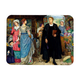 Chance Meeting C. 1907 av Kate Elizabeth Bunce Magnet
