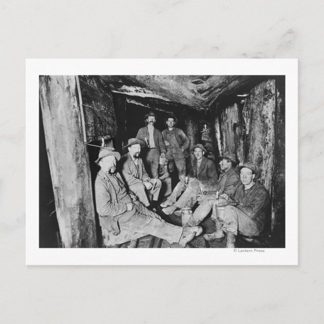 Chance Mine under lunch Coeur d'Alene Vykort (Framsida)