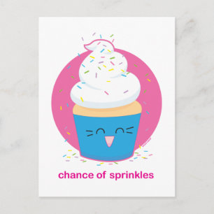 Chance of Sprinkles Vykort