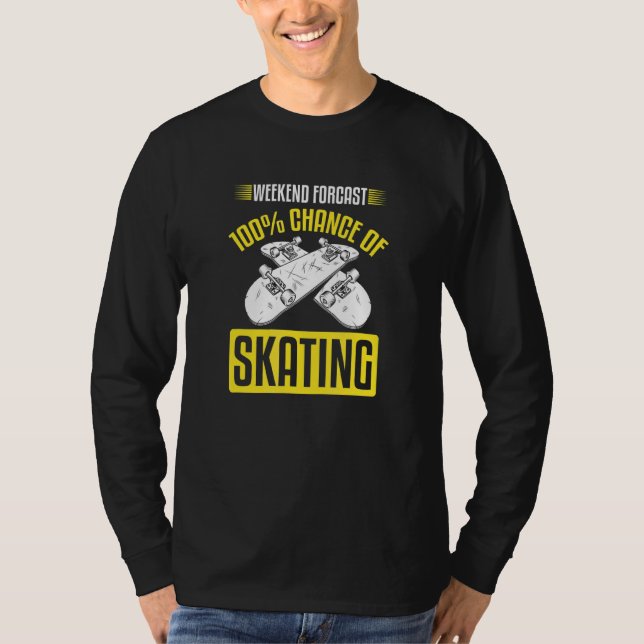Chance on Skate Helg 100 % Skateboarding T Shirt (Framsida)
