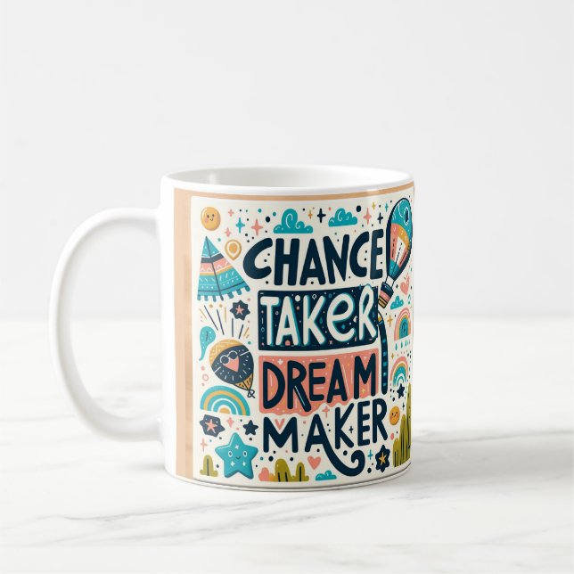 Chance Taker Dream Maker Kaffemugg (Vänster)