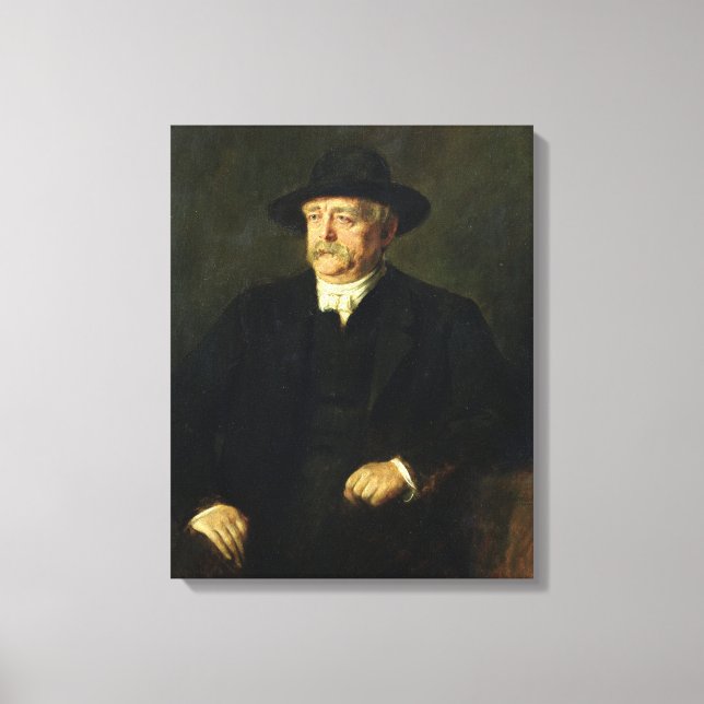 Chancellor Otto von Bismarck , 1849 Canvastryck (Framsida)