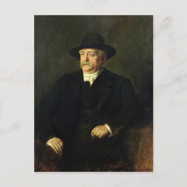 Chancellor Otto von Bismarck , 1849 Vykort (Framsida)