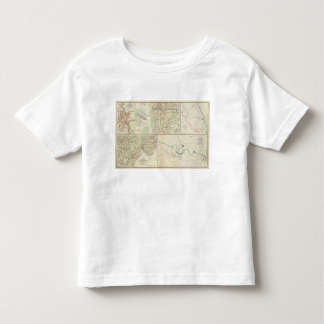 Chancellorsville Buckingham, Appomattox län Tee Shirt (Framsida)