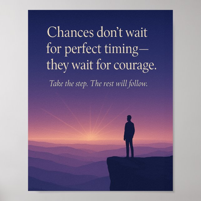 Chances for Courage Poster (Framsidan)