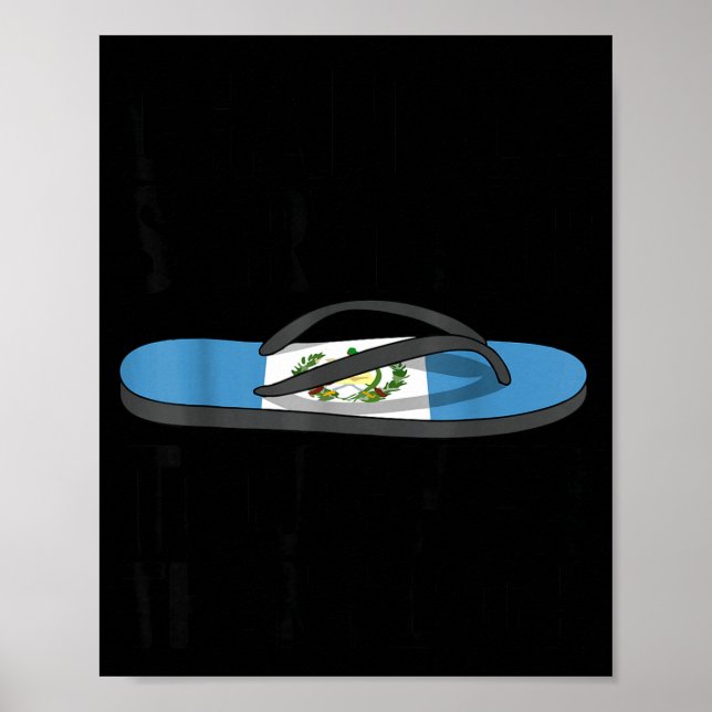 Chancla överlevande Guatemala Rolig Guatemalansk F Poster (Framsidan)